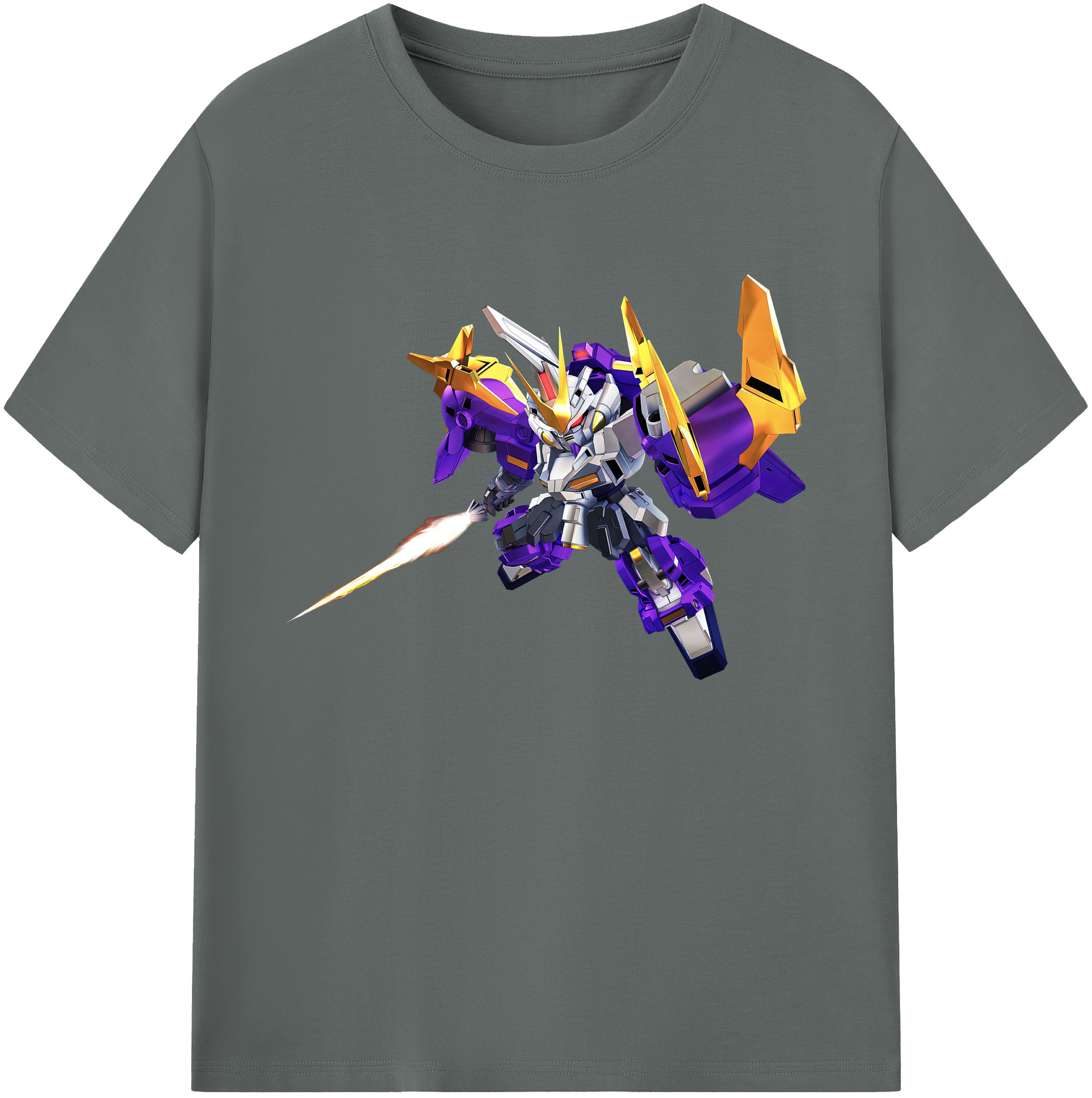 （画像用） 機動戦士ガンダム Mobile Suit Gundam 綿100％ メンズ半袖Tシャツ｜肌触りやわらか＆通気性